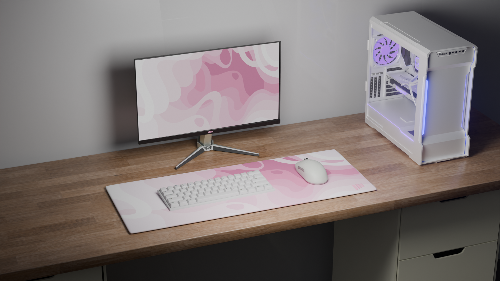 Bubblegum Flow Mousepad