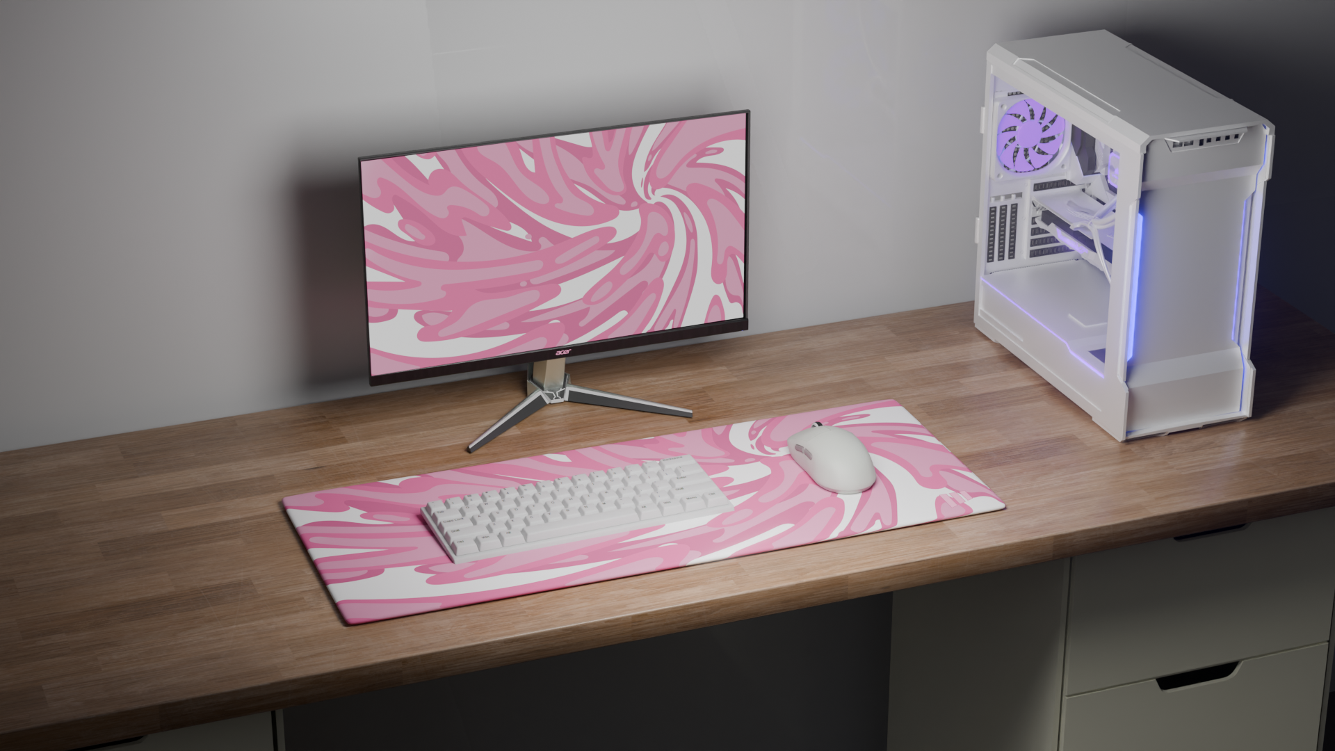 Bubblegum Twist Mousepad