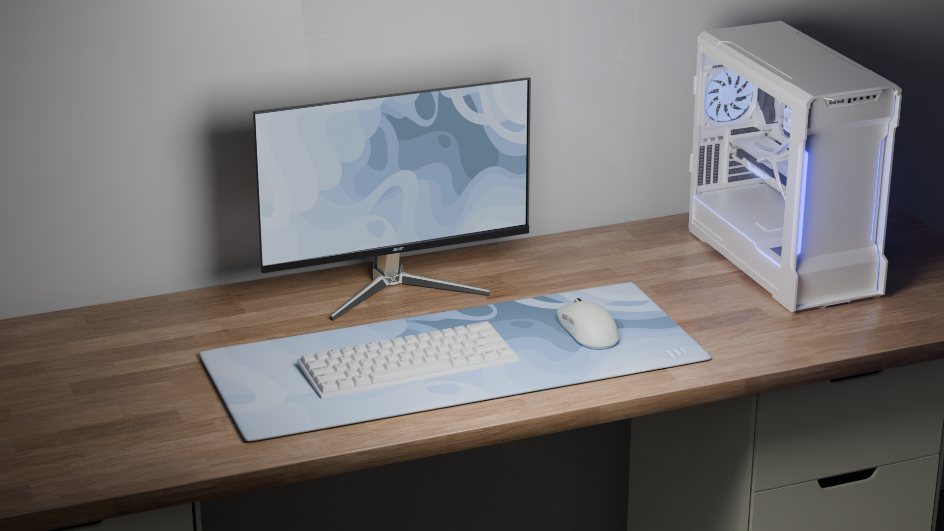 Frost Flow Mousepad
