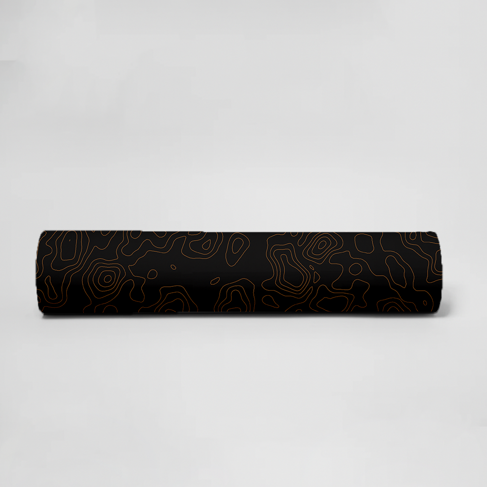 Orange Midnight Topo Mousepad