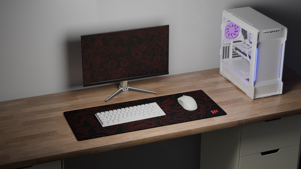 Ruby Midnight Topo Mousepad