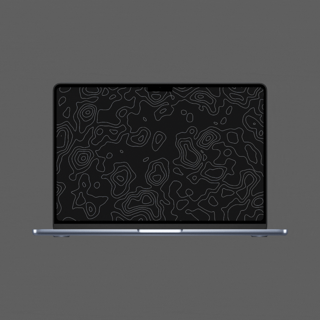Midnight Topo Wallpaper Pack