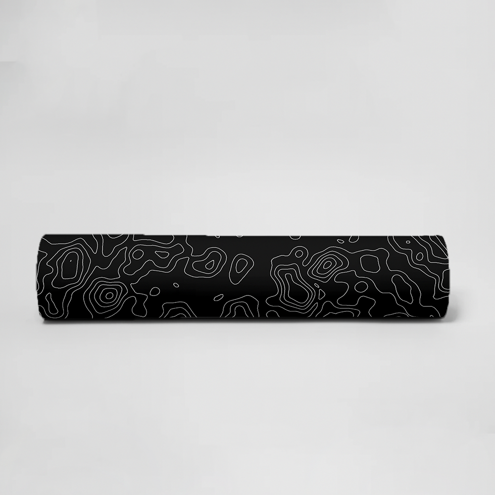 White Midnight Topo Mousepad