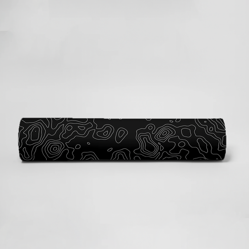 White Midnight Topo Mousepad