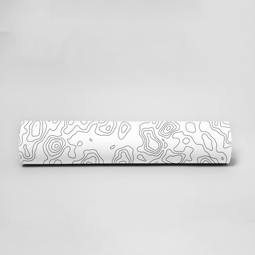 White Topo Mousepad